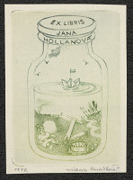Michaela Lesařová-Roubíčková – Ex libris Jana Hollanová 