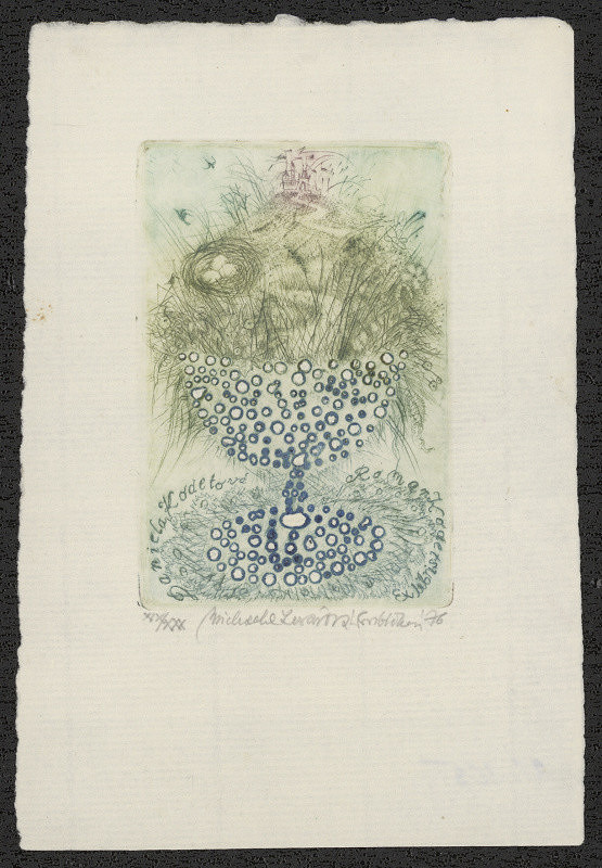 Michaela Lesařová-Roubíčková – Ex libris Daniely a Romana Kodetových 