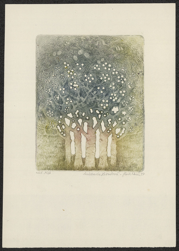 Michaela Lesařová-Roubíčková – Rozkvetlé stromy 