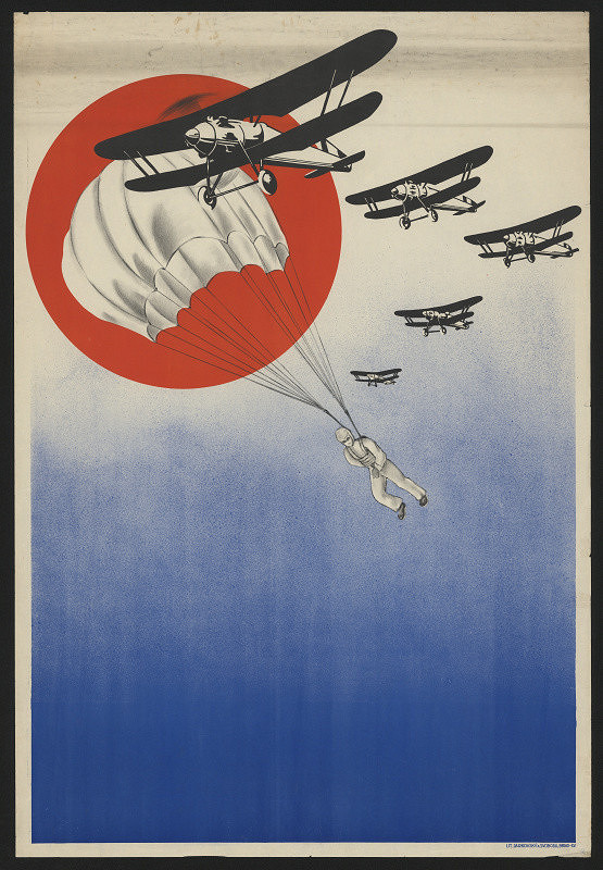 Hugo Táborský – Bianco plakát pro Aeroklub Brno 