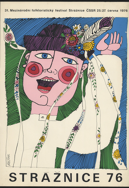 Josef Flejšar – Strážnice 76, 31. mezinár. folkoristický festival 