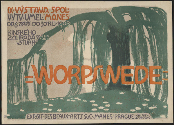 Jan Preisler – IX. Výstava Worpswede, S.V.U. Mánes, Praha 