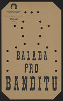 Boris Mysliveček – Balada pro banditu 