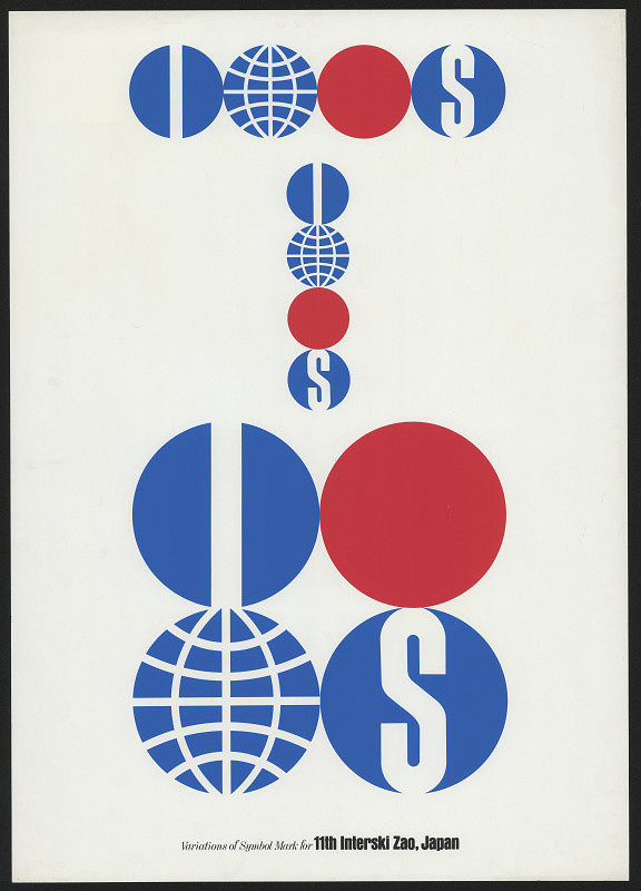 Yusaku Kamekura – Variations of Symbol 11th Interski 79 Zao 