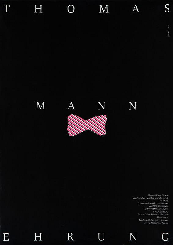 Gert Wunderlich – Thomas Mann Ehrung