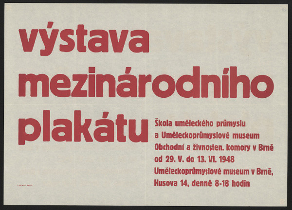 Antonín Jero – Výstava mezinárodního plakátu 