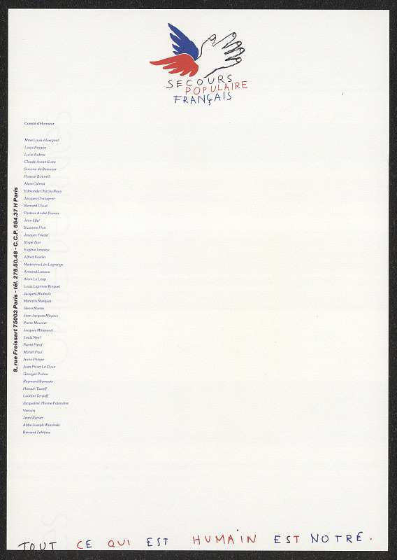 Gérard Paris-Clavel – Secours Populaire Français 