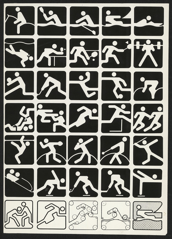 Nikolaj Bělkov – Piktogramy sportovních disciplin 