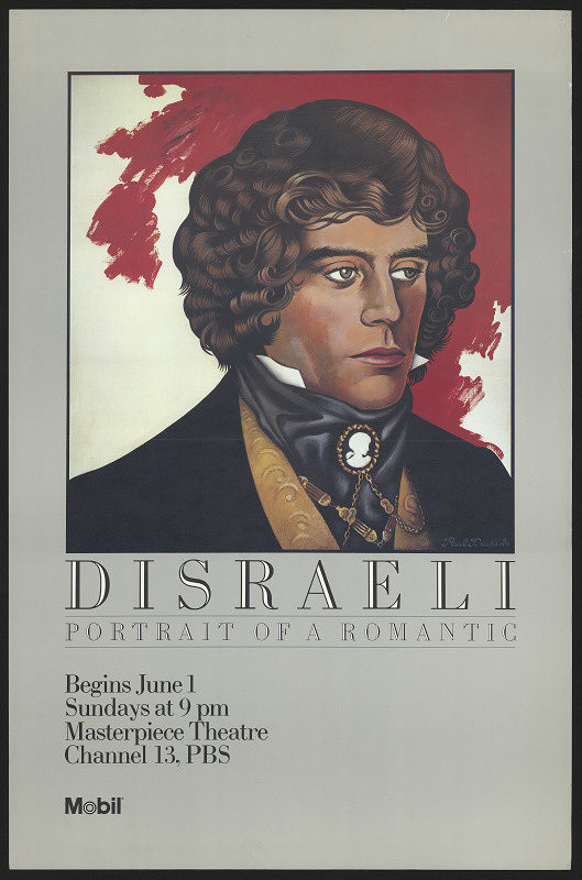 Paul Davis – Disraeli(?) portrait of a romantic 