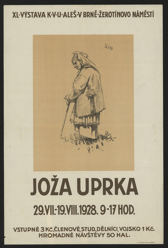 Joža Uprka – 40. Výstava K.V.U. Aleš Brno 