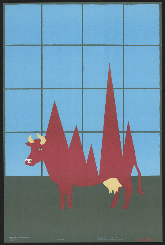 Juris Dimiters – Plakát na téma národního zemědělství 