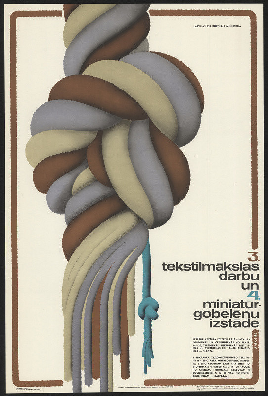 Gunars (Gunar) Kirke – 3. textilmákslas darbu un 4. miniatúrgobelénu izstáde 