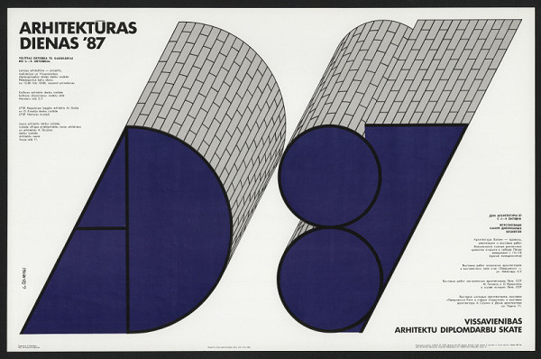 Lajmonis Šenbergs – Arhitektúras dienas '87 