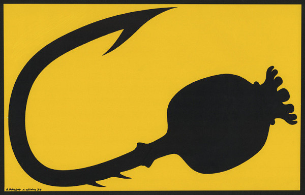 Alexander Vladimirovič Faldin – plakát proti narkomanii - autorský tisk 