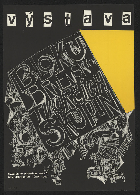 Jiří Hadlač – Výstava Bloku brněnských tvůrčích skupin 