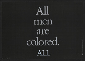 Wolfgang Geisler – All men are colored. All. 