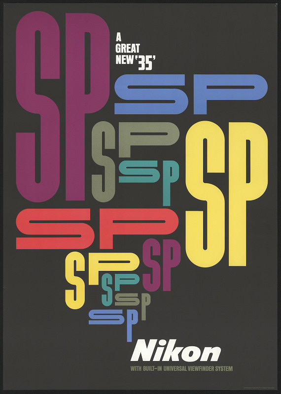 Yusaku Kamekura – Nikon "SP" Camera 