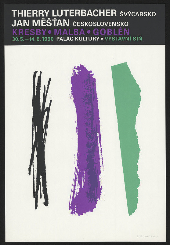 Karel Míšek – Thierry Luterbacher, Jan Měsťan; Kresba, malba, gobelíny 