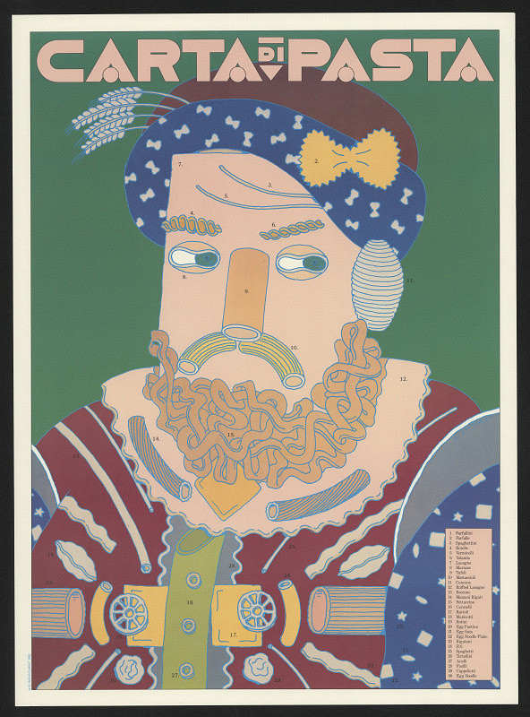 Seymour Chwast – Carta di Pasta 