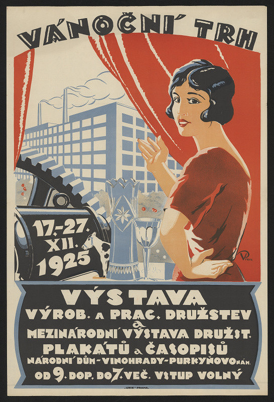 Vilém Preiss – Vánoční trh, Praha 