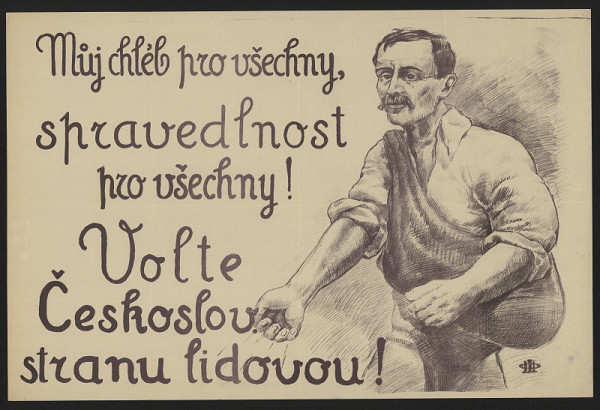 neznámý – Plakát volební čsl. strany lidové 