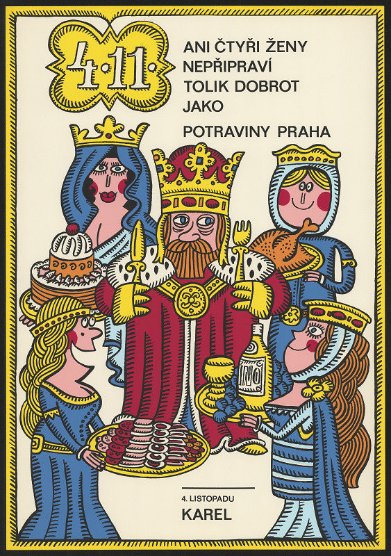 Ivo Šedivý – 4. 11. Ani čtyři ženy nepřipraví tolik dobrot jako Potraviny Praha. 4. Listopadu Karel 
