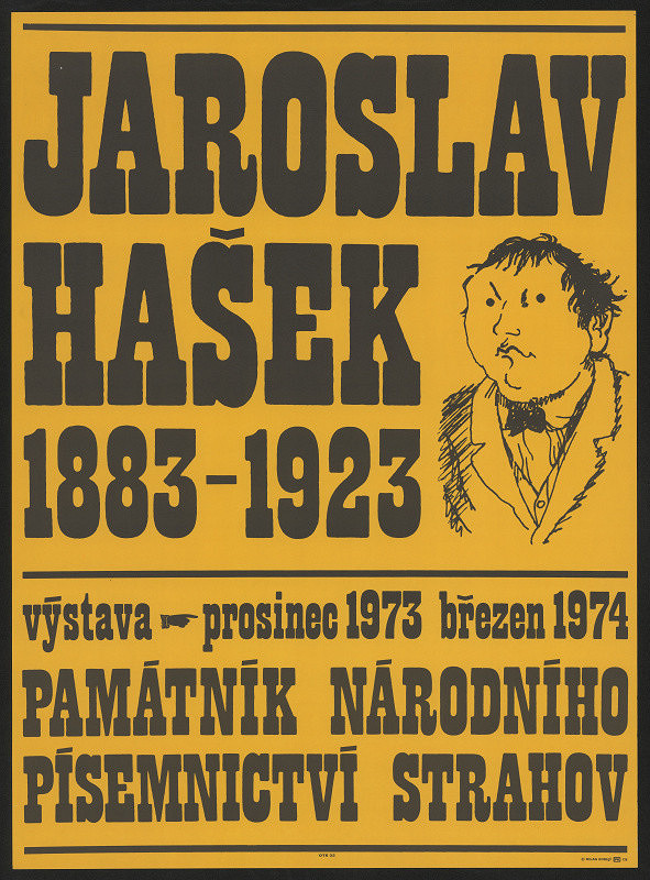 Milan Kodejš – Jaroslav Hašek 1883 - 1923 Památník národního písemnictví Praha 