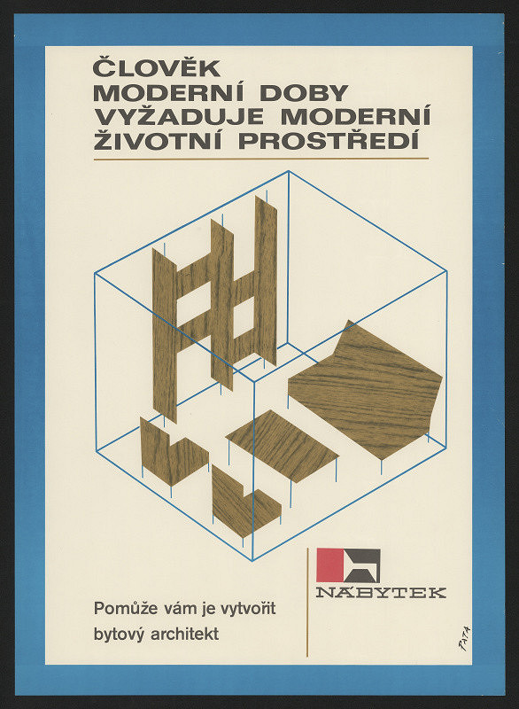 Václav Pata – Člověk moderní doby vyžaduje moderní životní prostředí. Nábytek. 