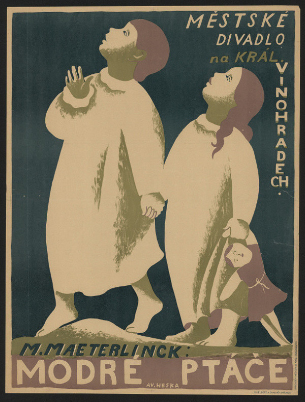 Alexander Vladimír Hrska – M. Maeterlirck: Modré ptáče. Městské divadlo Na král. Vinohradech