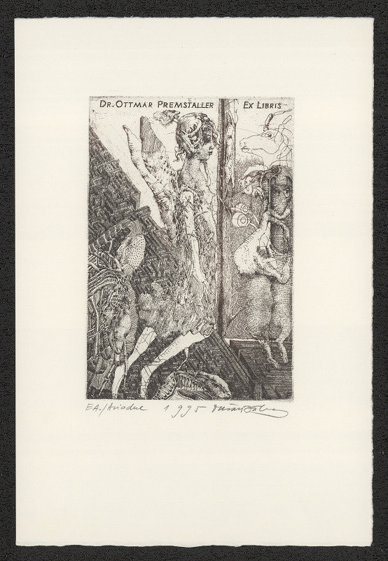 Dušan Kállay – Ex libris Dr. Ottmar Premstaller 