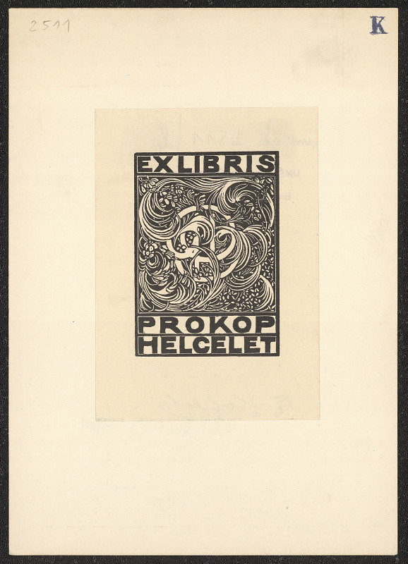 František Kobliha – Exlibris Prokop Helcelet 
