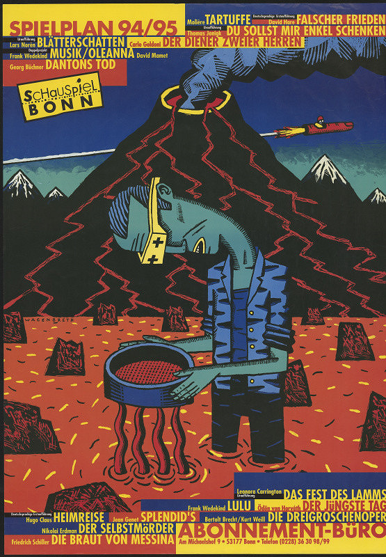 Henning Wagenbreth – Spielplan 94/95 Bonn Schauspiel 