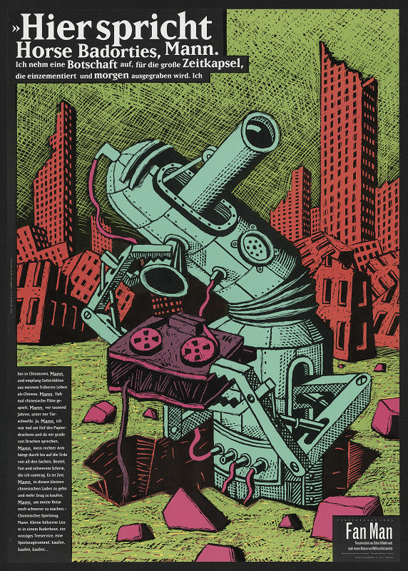 Henning Wagenbreth – Hier spricht… FAN MAN. Theaterhaus Jena 