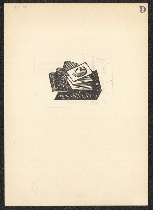 Petr Dillinger – Ex libris Mojmír Helcelet 