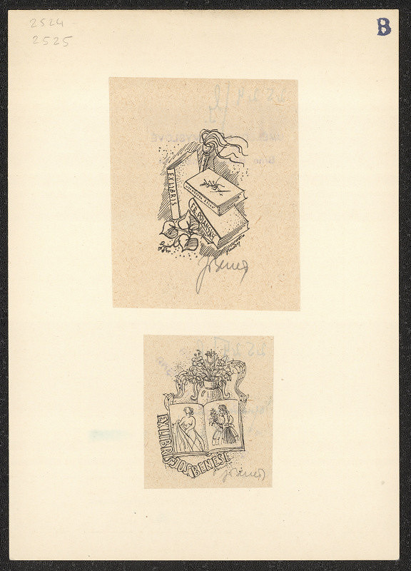Josef Beneš – Ex libris Jos. Beneše 