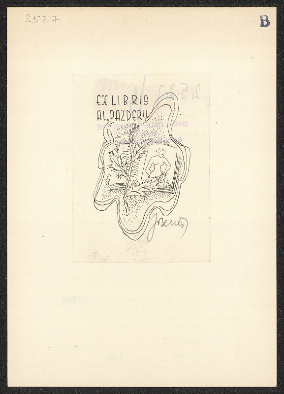 Josef Beneš – Ex libris Al. Pazdery 