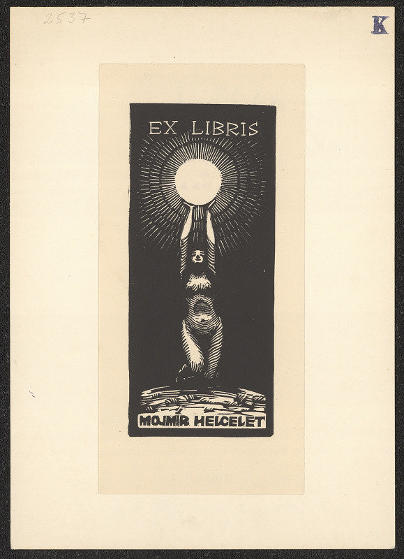 Antonín Kameník – Ex libris Mojmír Helcelet 