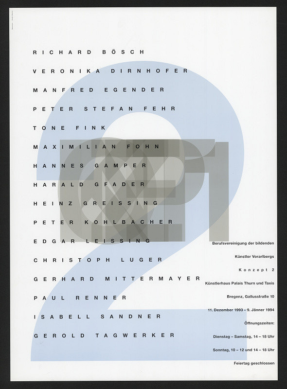 Reinhard Gassner – Konzept 2 