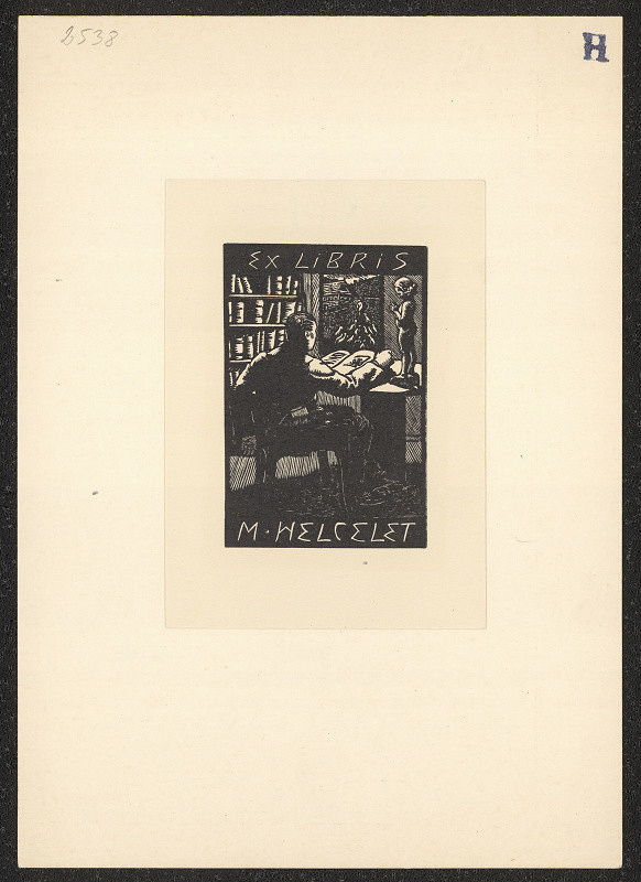 Emil Hlavica – Ex libris M. Helcelet