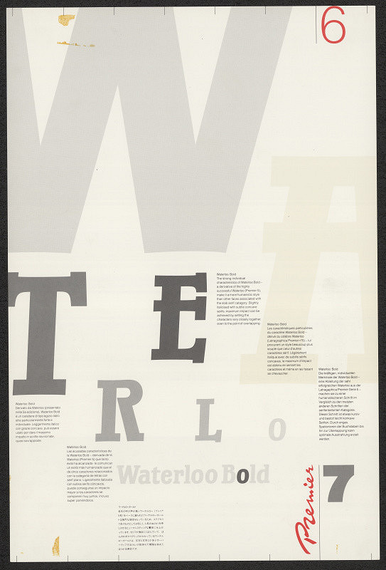 David Quay – Eight Faces from the 50s; Letragraphica Premier; David Quay-Design; 