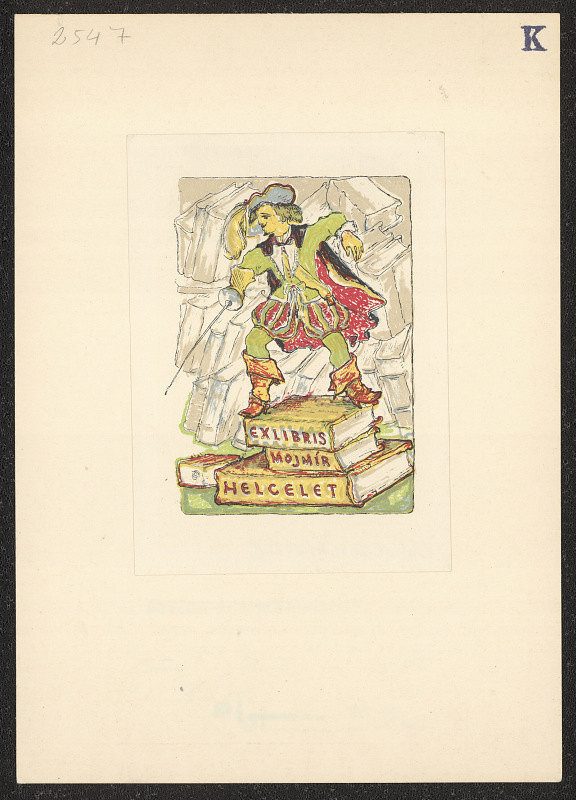 Oldřich Karel – Ex Libris Mojmír Helcelet 