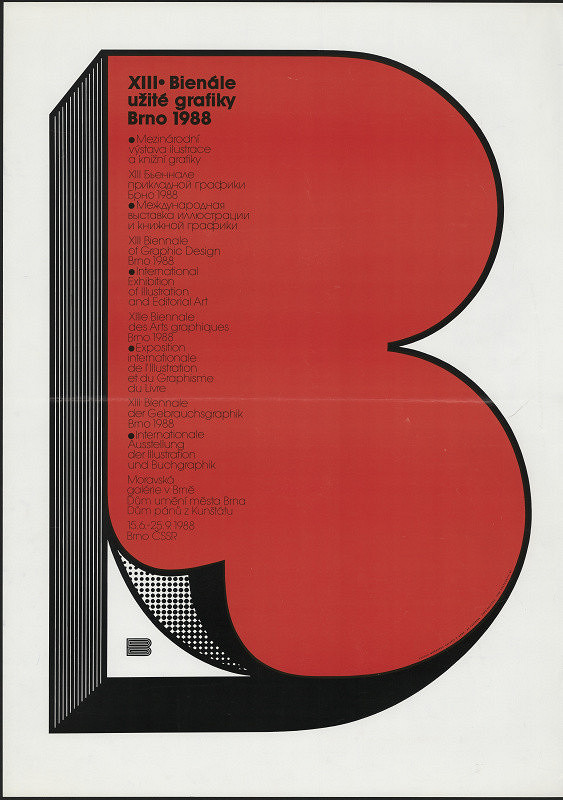 Jan Solpera – Bienále XIII. užité grafiky, Brno 1988 