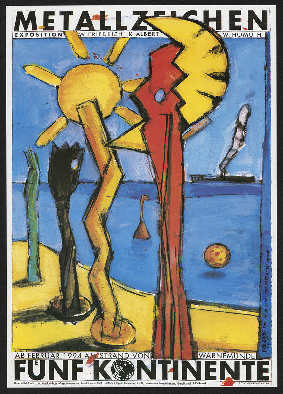 Helmut Feliks Büttner – Metallzeichen Fünf Kontinente 