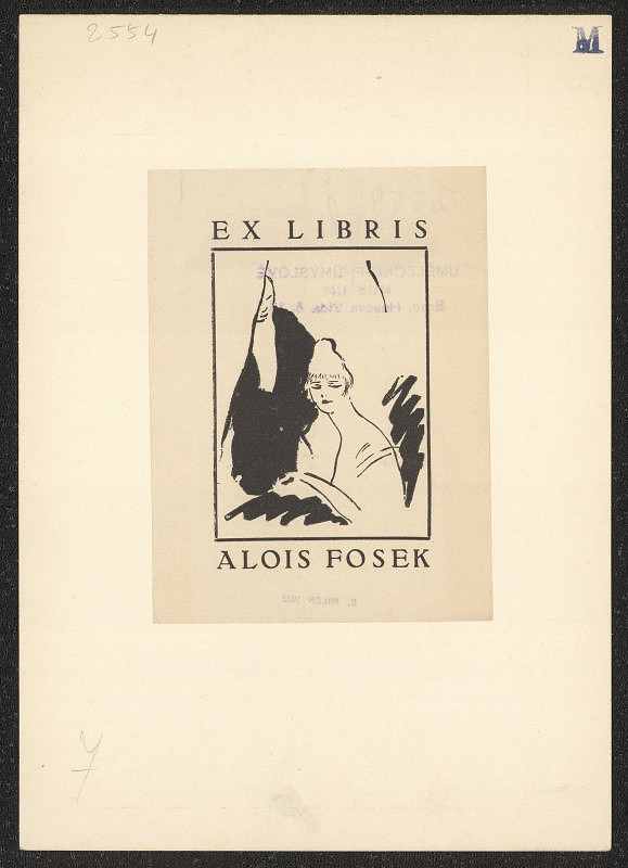 Eduard Milén – Ex libris Alois Fosek 