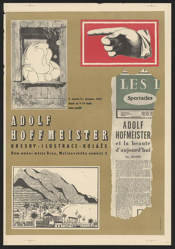 Adolf Hoffmeister – Kresby, ilustrace, koláže 