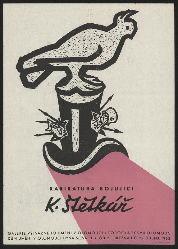 neznámý – K. Štětkář - karikatura bojující 