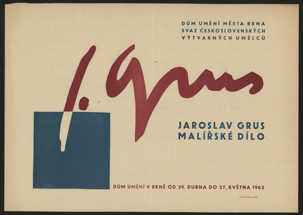 neznámý – Jaroslav Grus - malířské dílo 