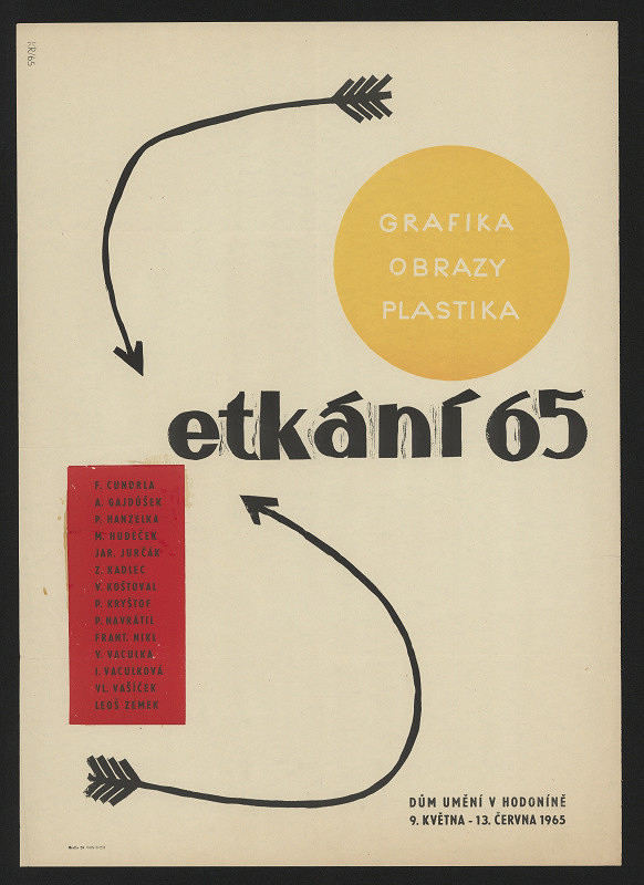 neznámý – Setkání 65. Grafika, obrazy, plastika. 