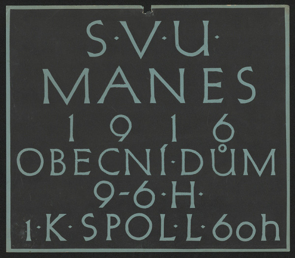 neznámý – S.V.U. Mánes 1916 