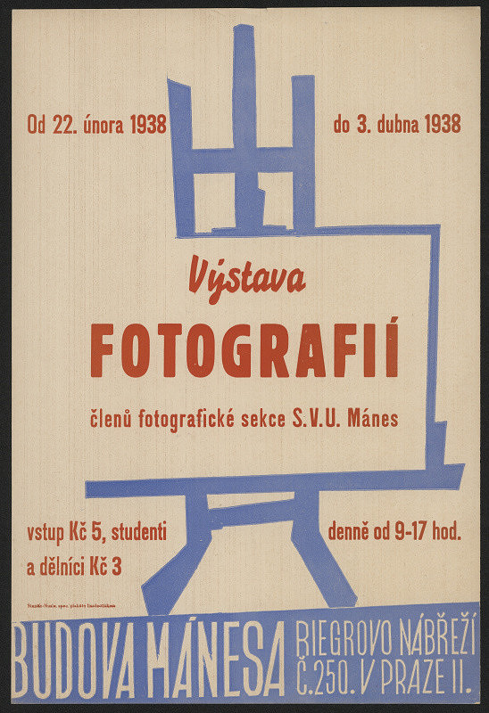 neznámý – Výstava fotografií členů fotografické sekce S.V.U. Mánes. 